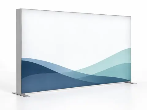 Backlit Backdrops — illustrative product concept on a clean background