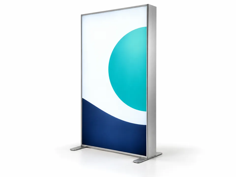 Classic Backlit Standees — illustrative product concept on a clean background