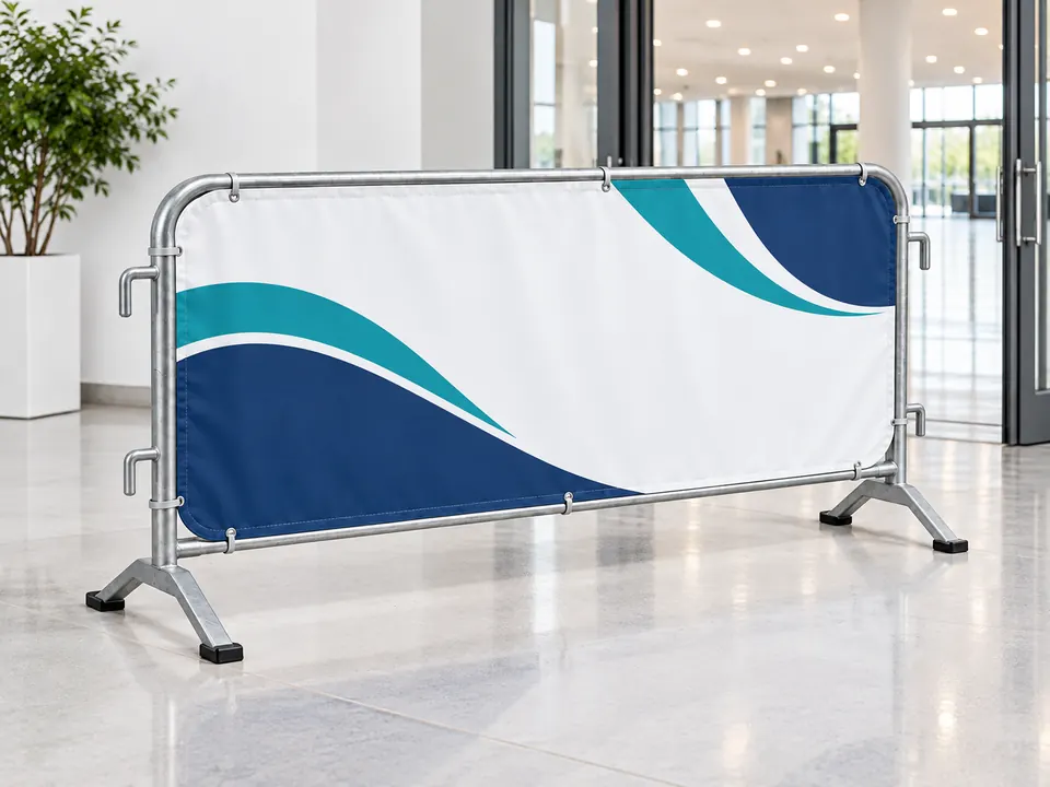 Crowd Barrier Covers — illustrative example showing the product in use