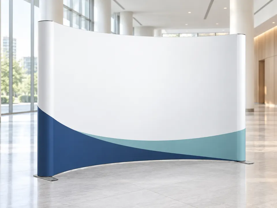 Curved Backdrops — illustrative example showing the product in use