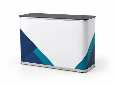 Exhibition Counters — illustrative product concept on a clean background