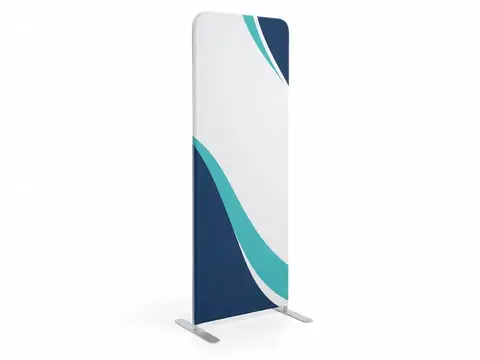 Fabric Standees — illustrative product concept on a clean background