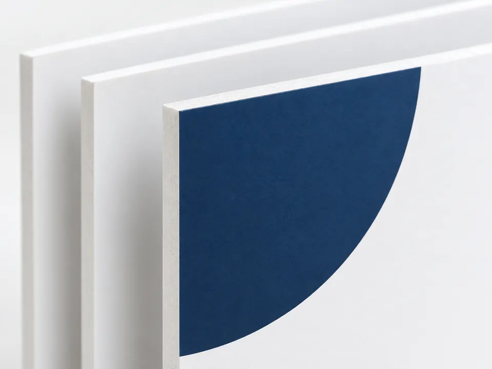 Foam Boards — close-up of the illustrative product materials and finish