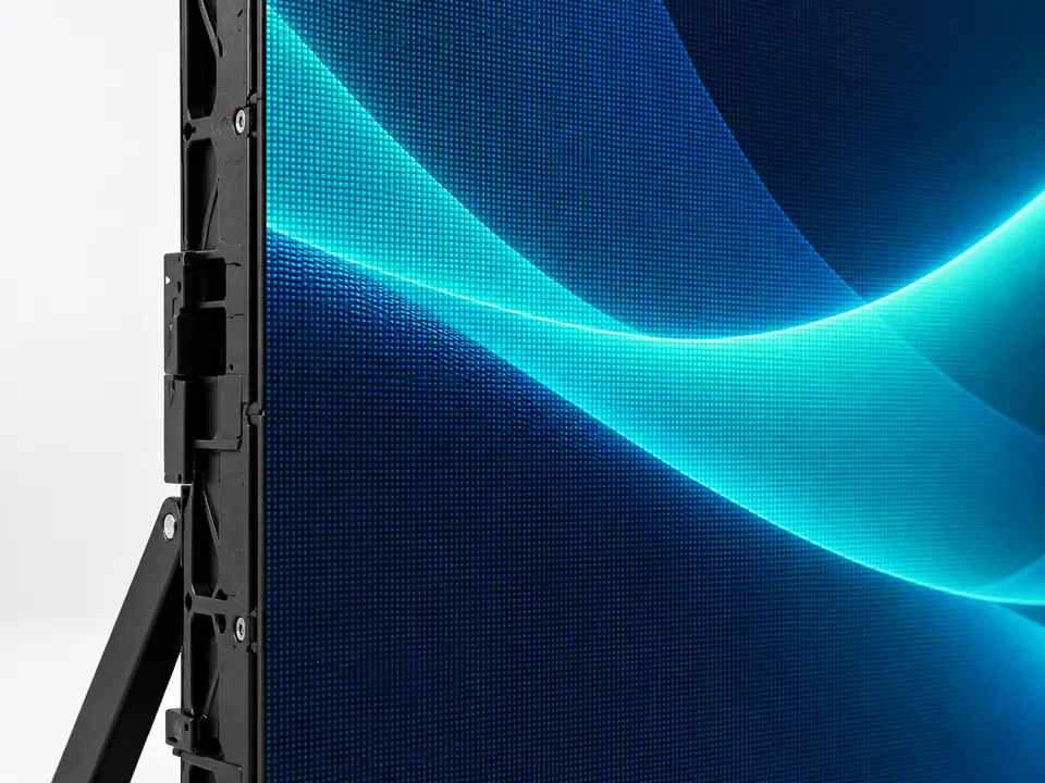LED Screens — close-up of the illustrative product materials and finish