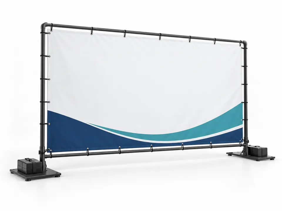 Outdoor Fabric Backdrops — illustrative product concept on a clean background