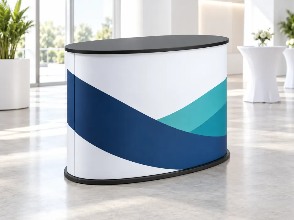 Oval Fabric Counters — illustrative example showing the product in use