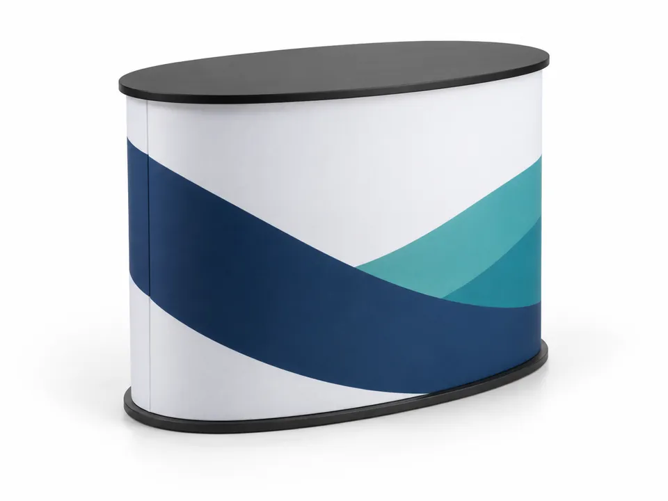 Oval Fabric Counters — illustrative product concept on a clean background