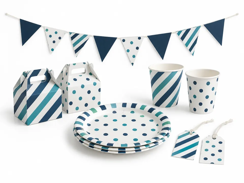 Party Essentials — illustrative product concept on a clean background
