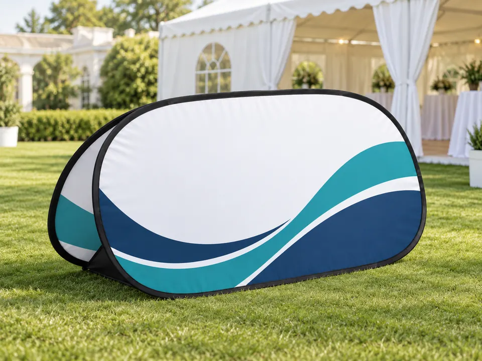 Pop Out Banners — illustrative example showing the product in use