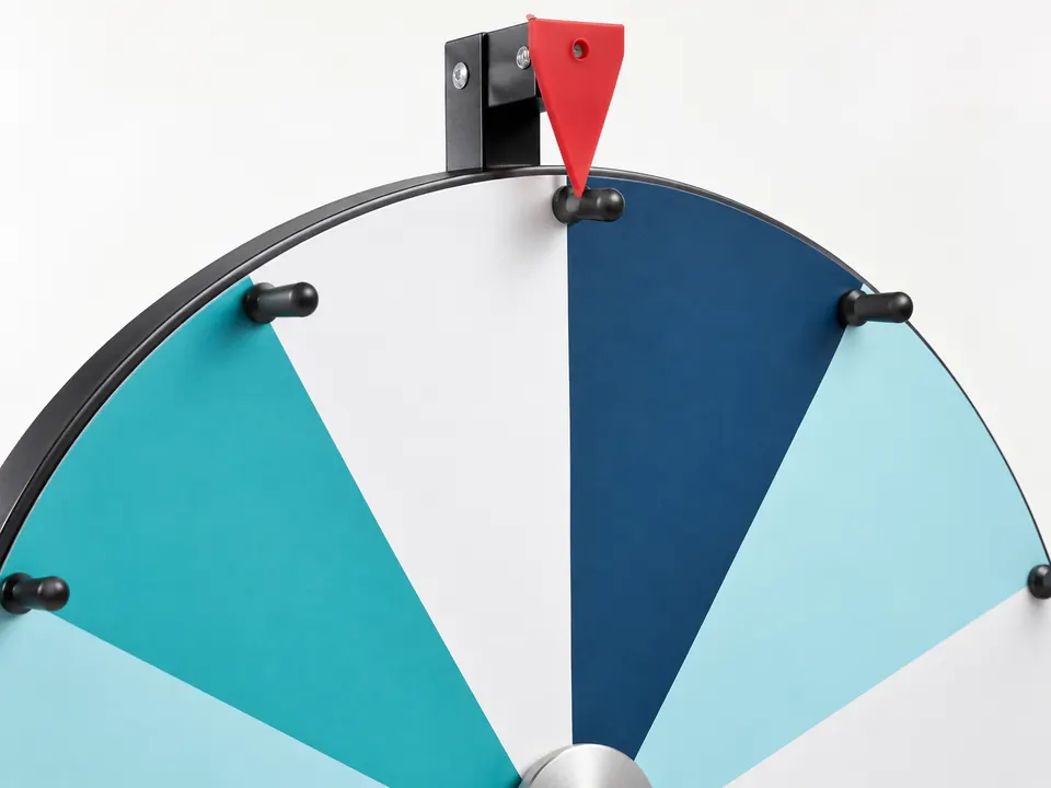 Prize Wheels — close-up of the illustrative product materials and finish