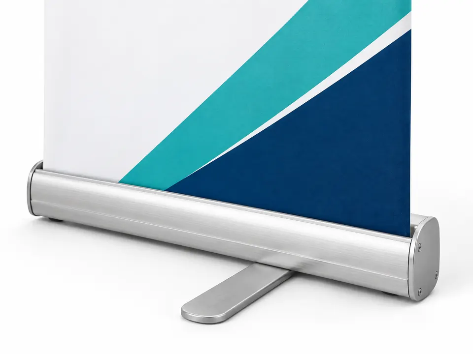 Rollup Banners — close-up of the illustrative product materials and finish