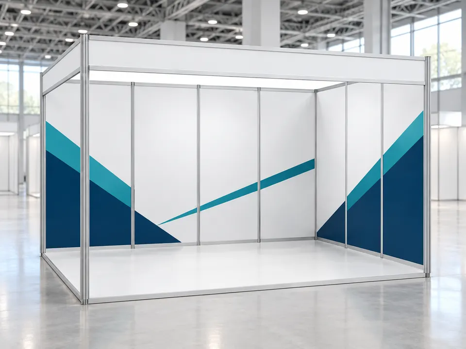 Shell Scheme Booths — illustrative example showing the product in use