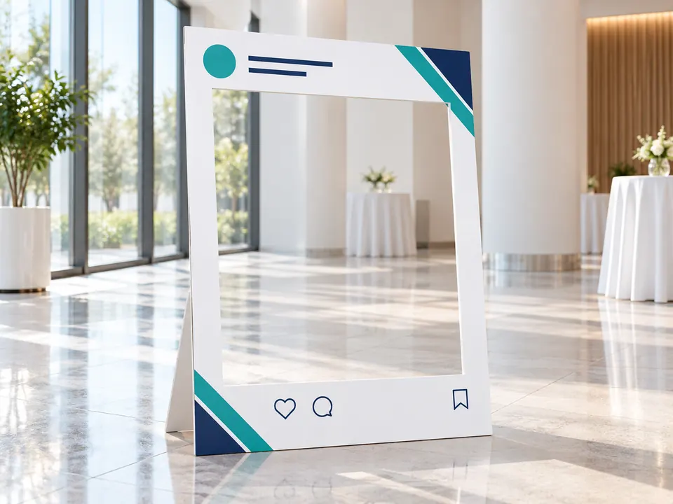 Social Media Frames — illustrative example showing the product in use