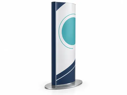 Totem Display Stands — illustrative product concept on a clean background
