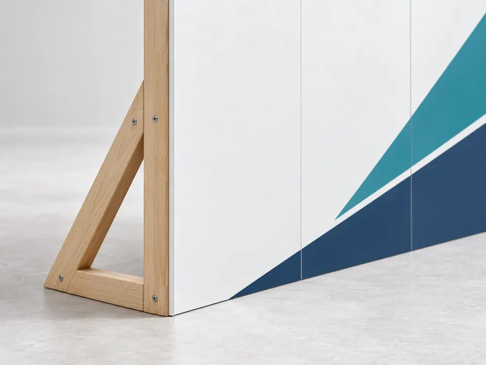 Wooden Backdrops — close-up of the illustrative product materials and finish