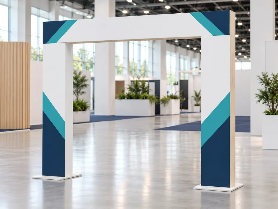 Wooden Entrance Arches — illustrative example showing the product in use