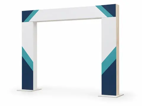 Wooden Entrance Arches — illustrative product concept on a clean background