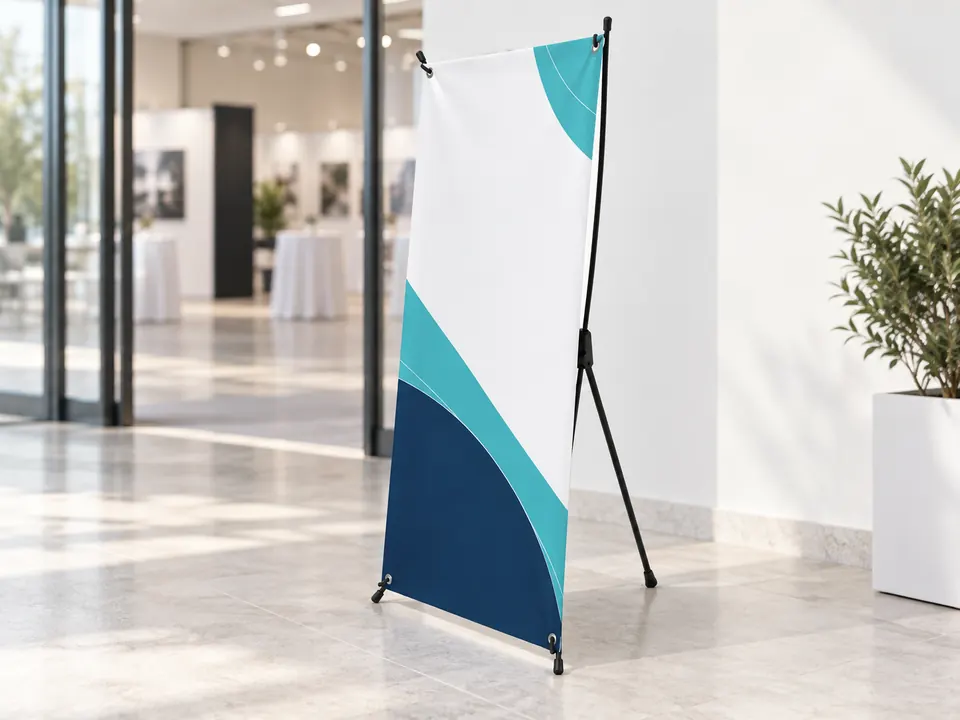 X Banners — illustrative example showing the product in use