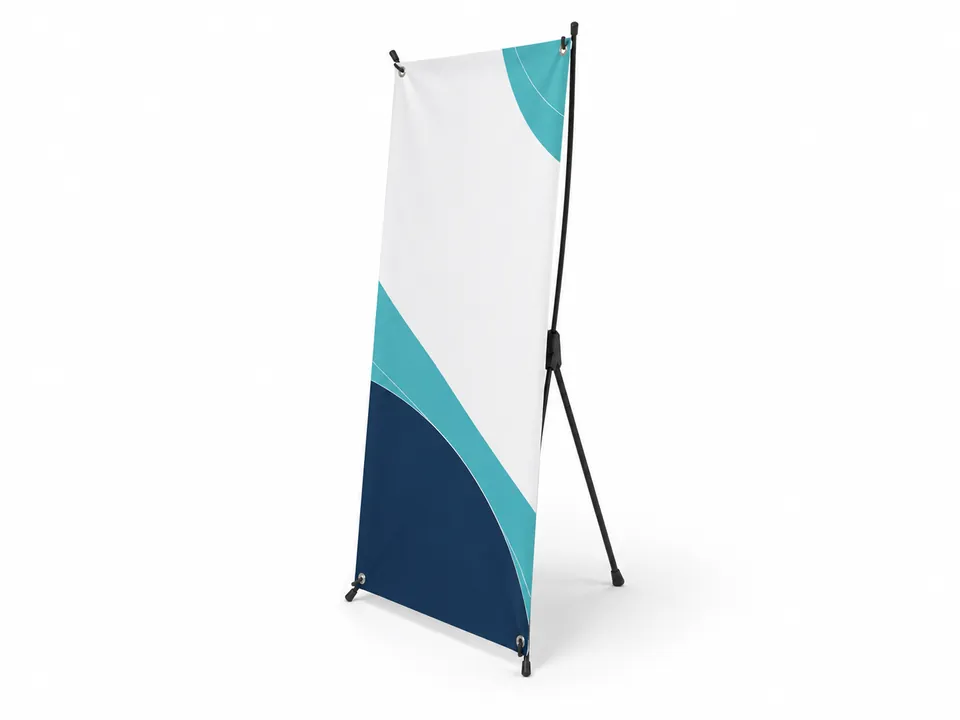X Banners — illustrative product concept on a clean background