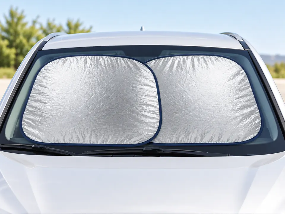 Car Sunshades — illustrative example showing the product in use