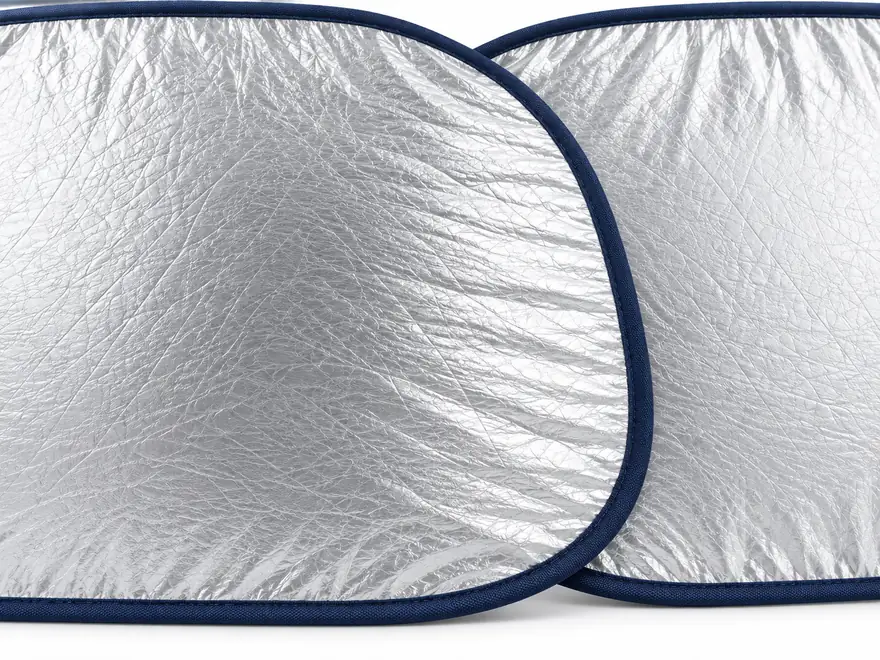 Car Sunshades — close-up of the illustrative product materials and finish