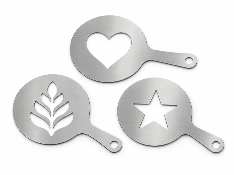 Coffee Stencils — illustrative product concept on a clean background