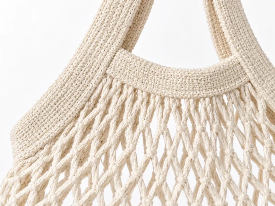Cotton String Bags — close-up of the illustrative product materials and finish