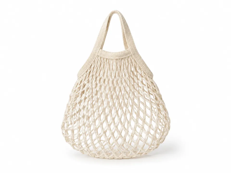 Cotton String Bags — illustrative product concept on a clean background