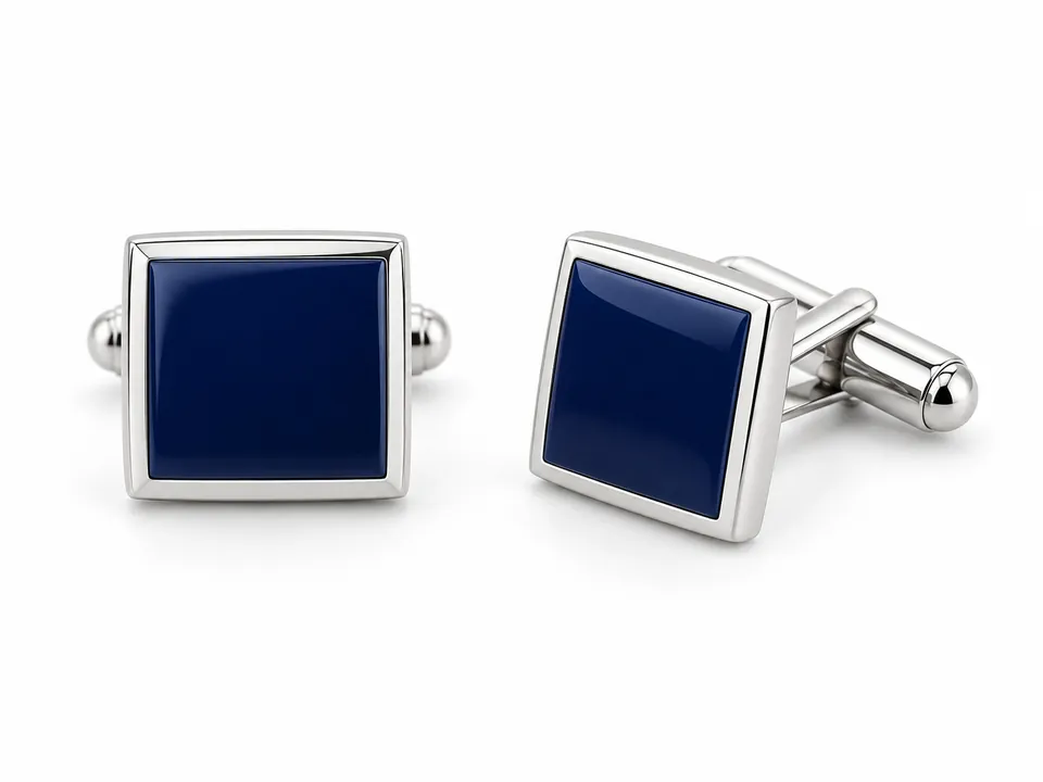 Cufflinks — illustrative product concept on a clean background