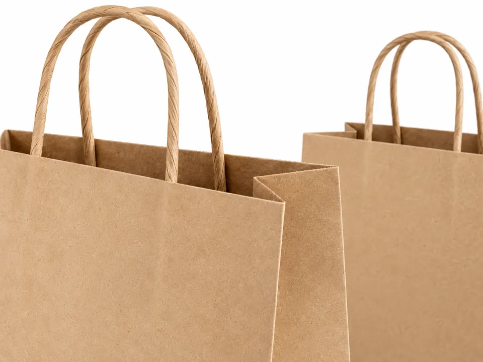 Kraft Bags — close-up of the illustrative product materials and finish