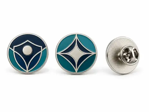 Lapel Pins — illustrative product concept on a clean background