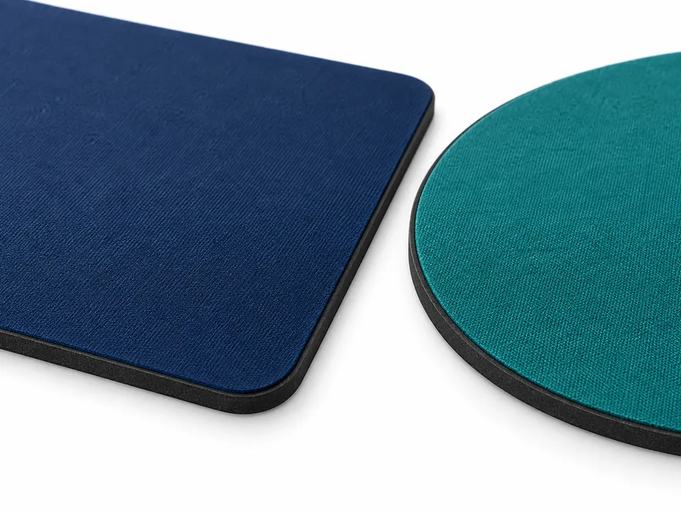 Mouse Pads — close-up of the illustrative product materials and finish