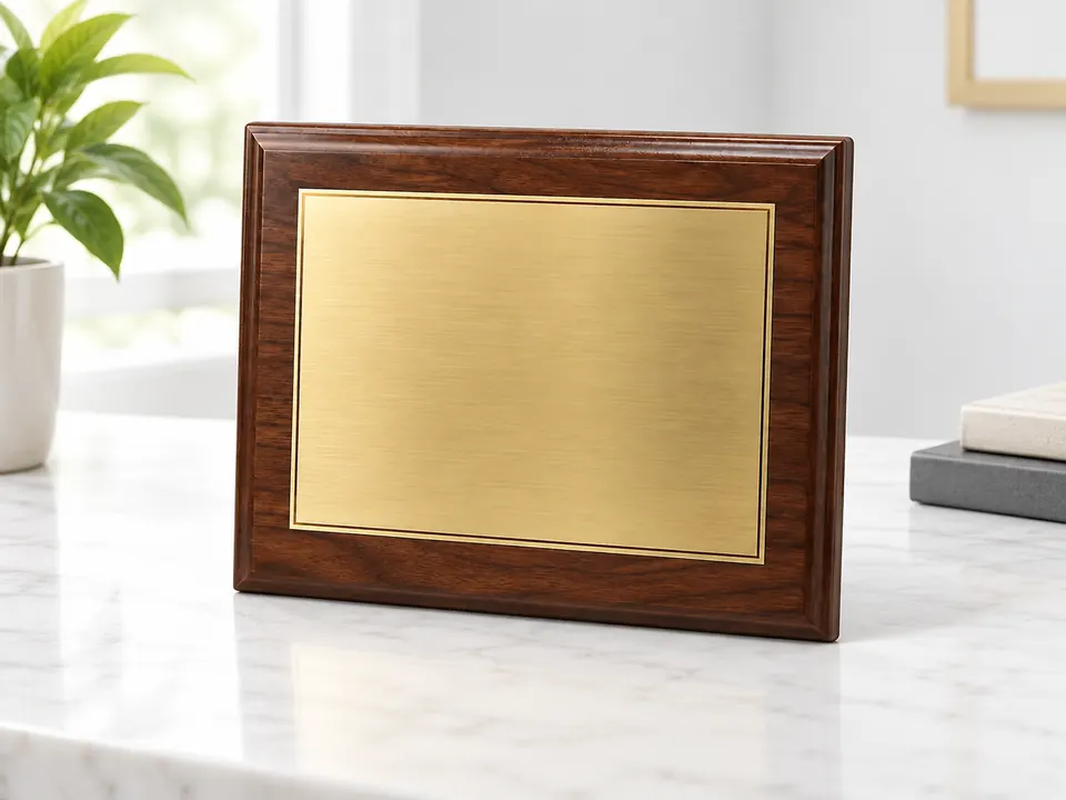 Plaques — illustrative example showing the product in use