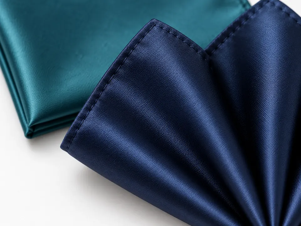 Pocket Squares — close-up of the illustrative product materials and finish