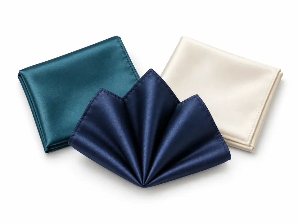 Pocket Squares — illustrative product concept on a clean background