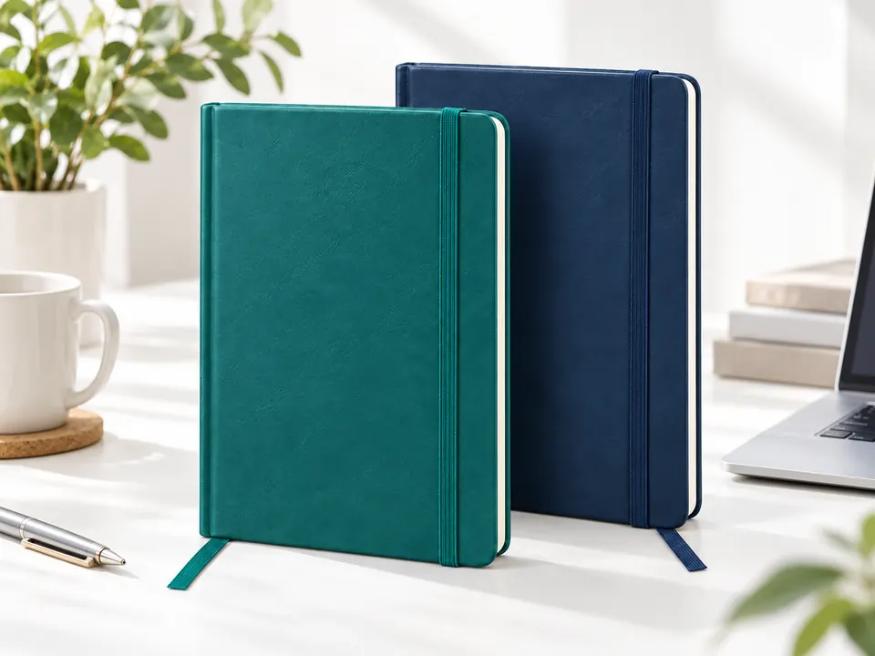 PU Notebooks — illustrative example showing the product in use