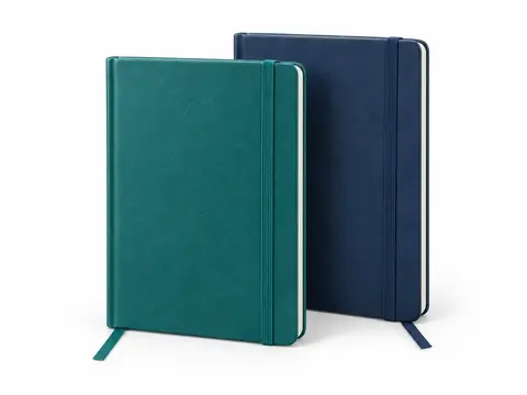 PU Notebooks — illustrative product concept on a clean background