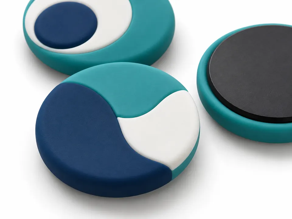 Silicone Fridge Magnets — close-up of the illustrative product materials and finish
