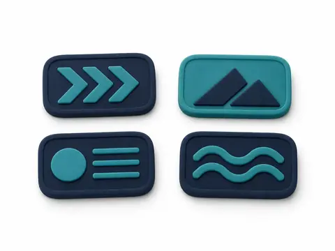 Silicone Labels — illustrative product concept on a clean background