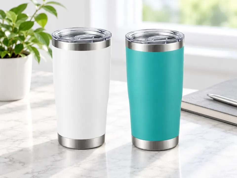 Tumblers — illustrative example showing the product in use