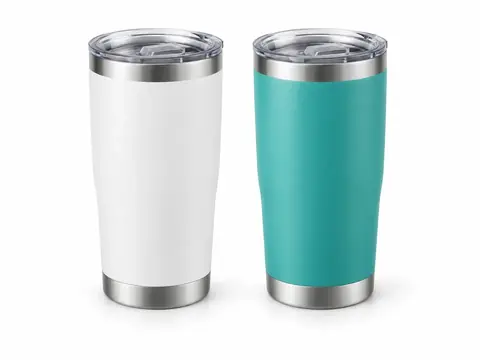 Tumblers — illustrative product concept on a clean background