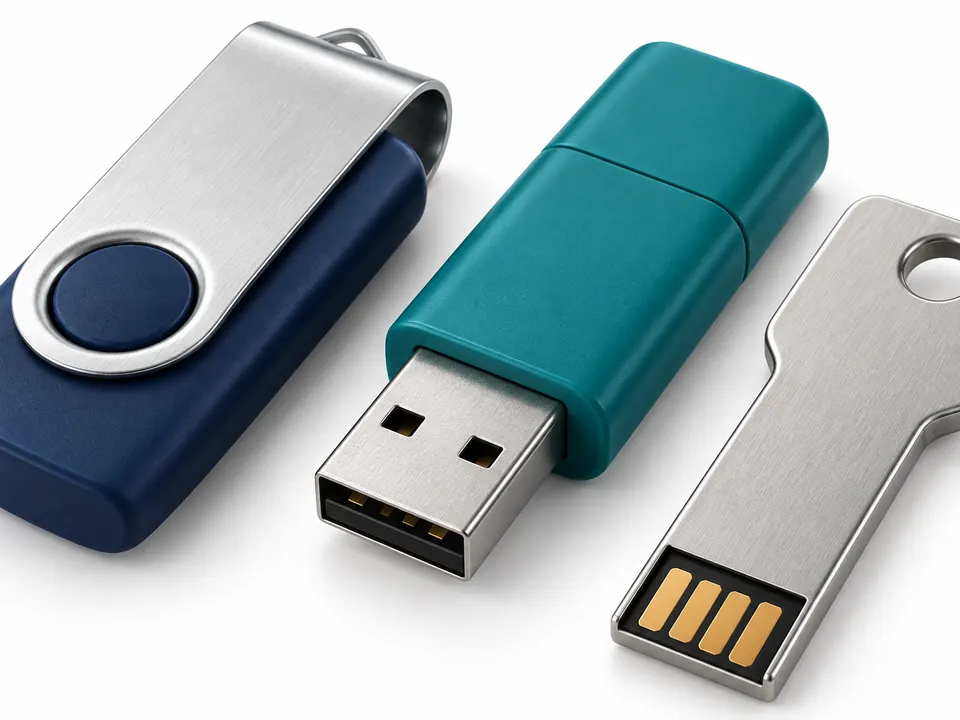 USB Drives — close-up of the illustrative product materials and finish