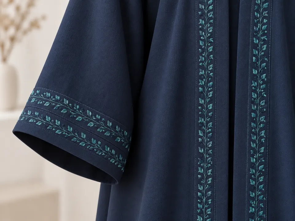 Abaya — close-up of the illustrative product materials and finish