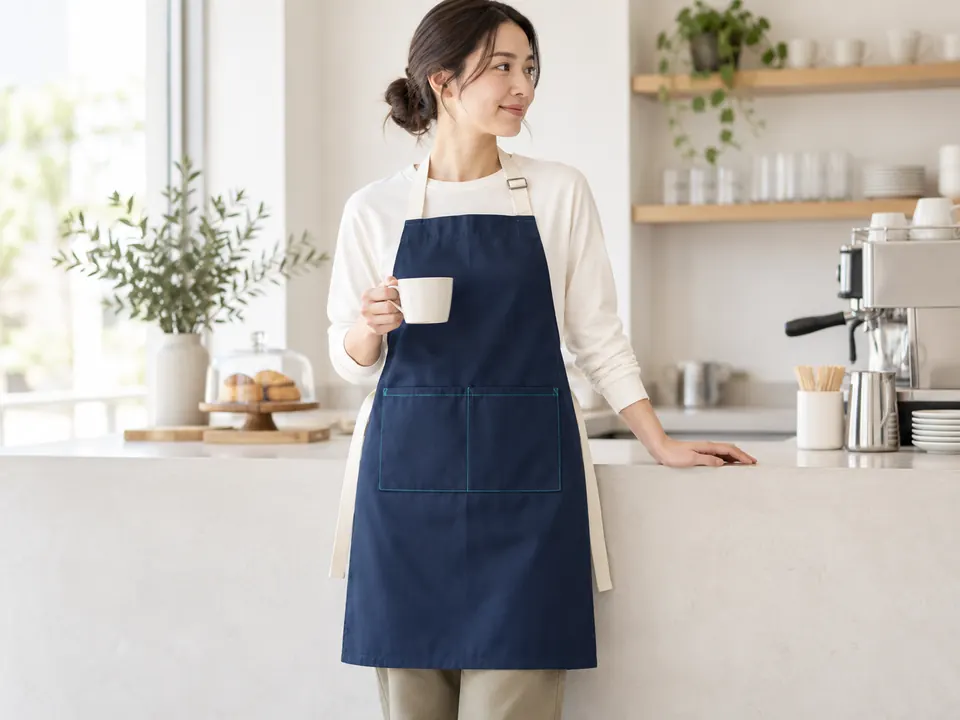Aprons — illustrative example showing the product in use