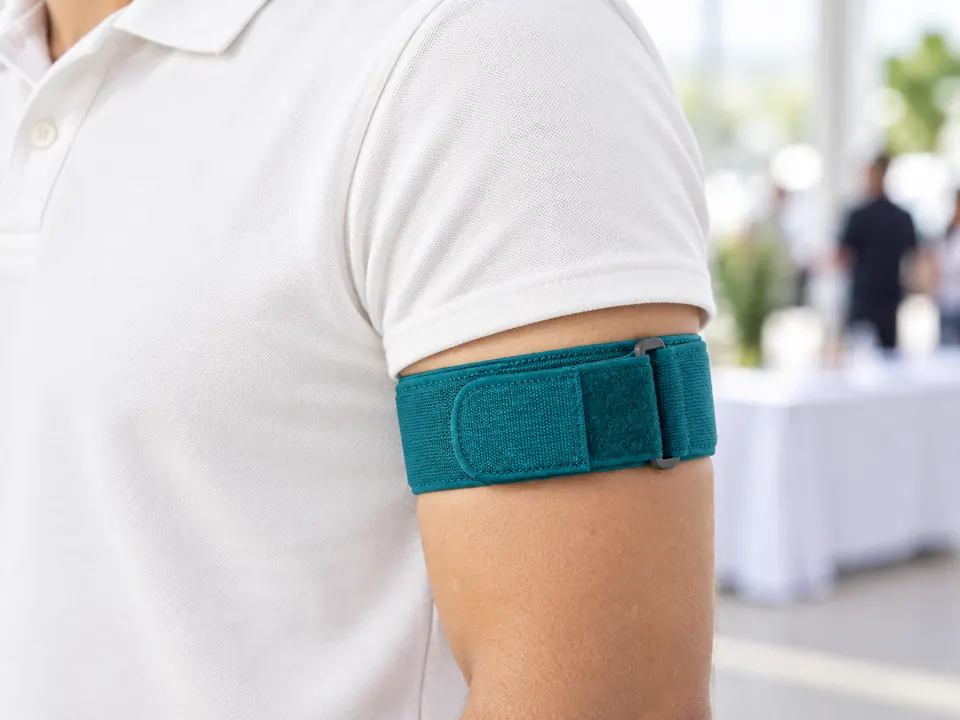 Armbands — illustrative example showing the product in use