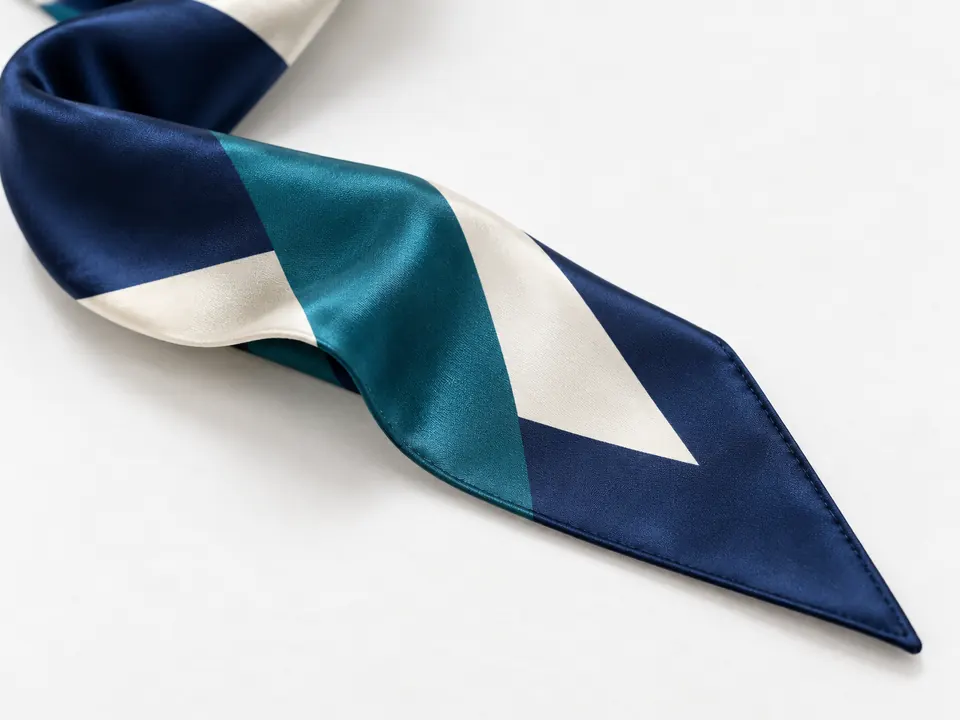 Bag Scarves — close-up of the illustrative product materials and finish