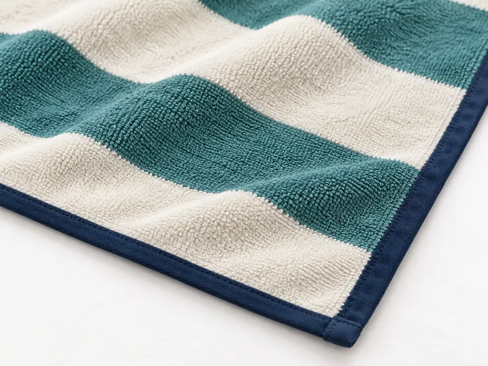Beach Towels — close-up of the illustrative product materials and finish