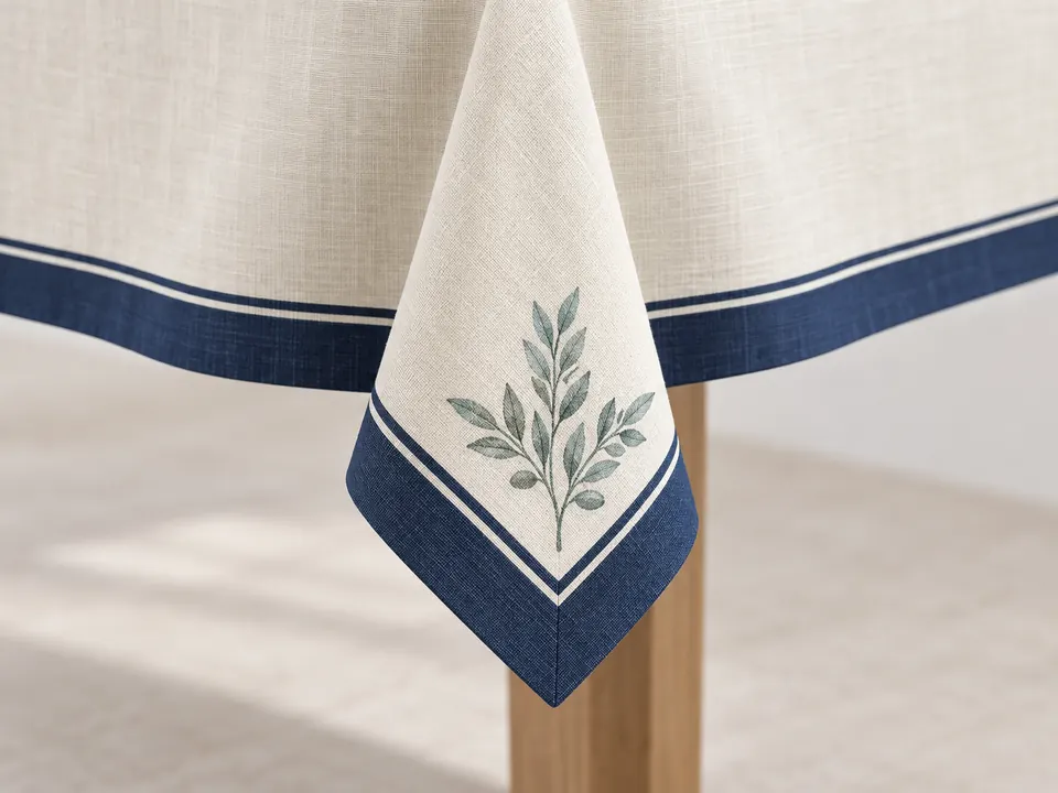 Dining Table Cloths — close-up of the illustrative product materials and finish