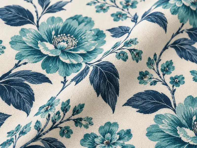 Floral Patterns — close-up of the illustrative product materials and finish