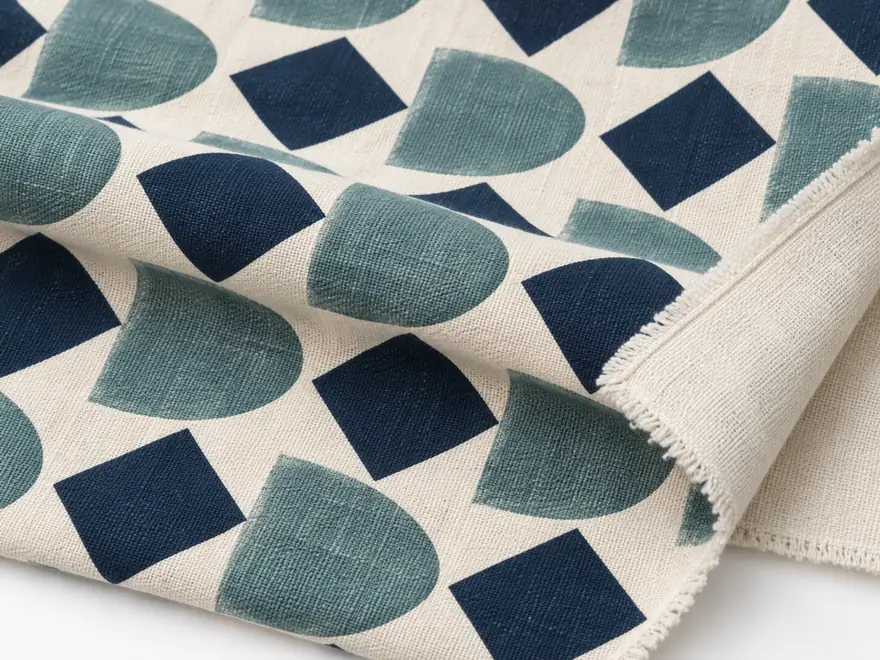 Geometric Patterns — close-up of the illustrative product materials and finish